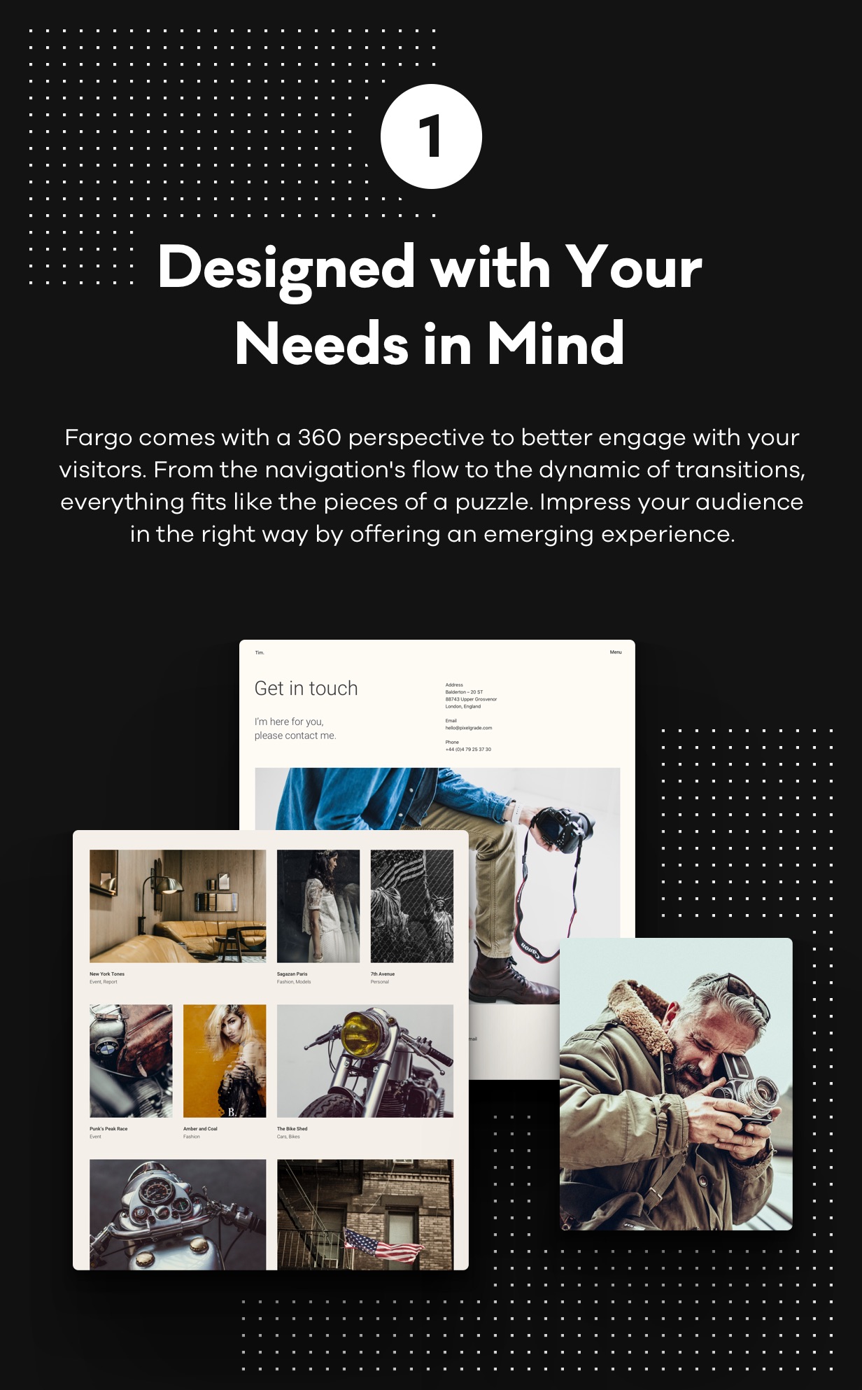 Fargo – A Charming Photography WordPress Theme - 2