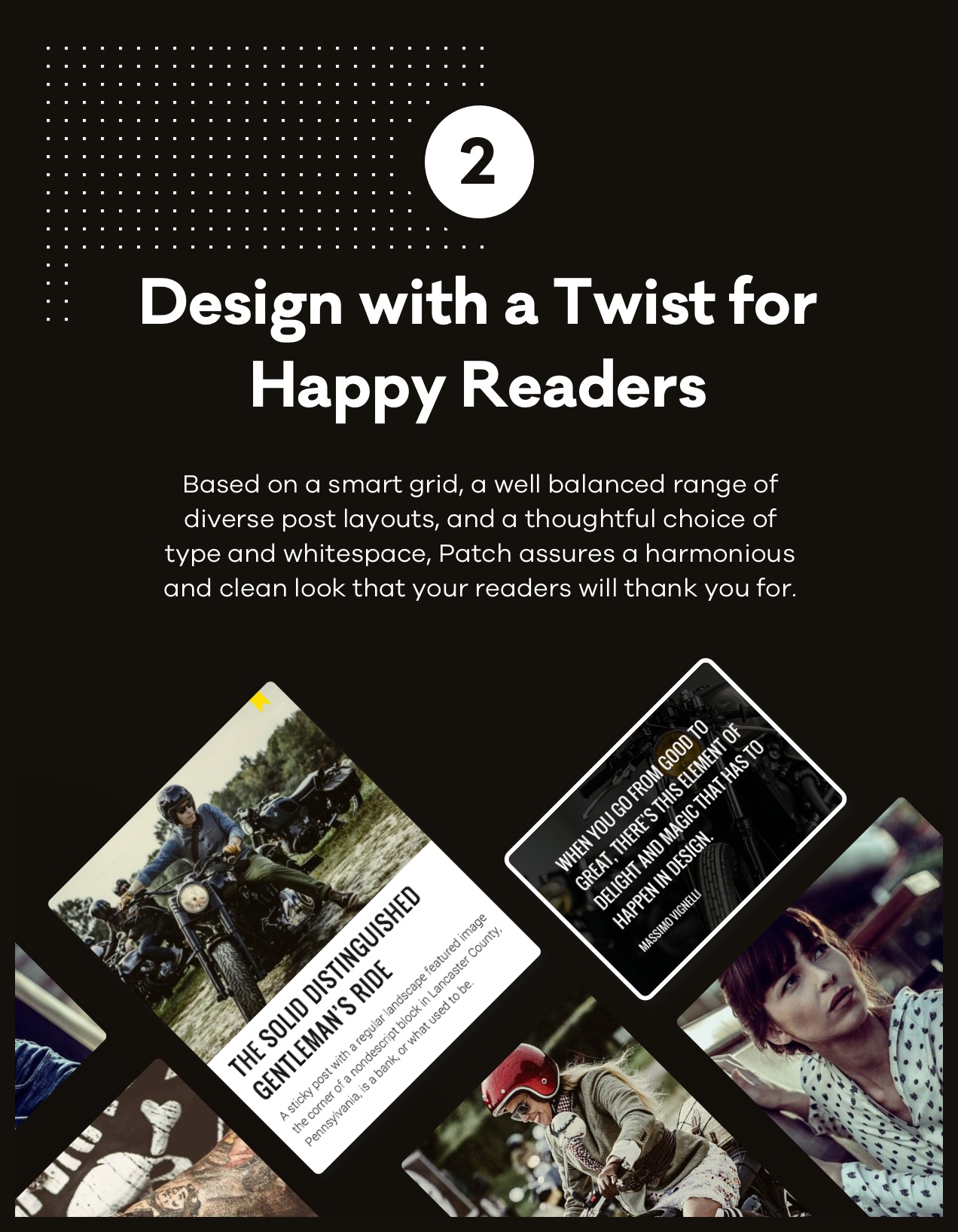 Design with a Twist for Happy Readers