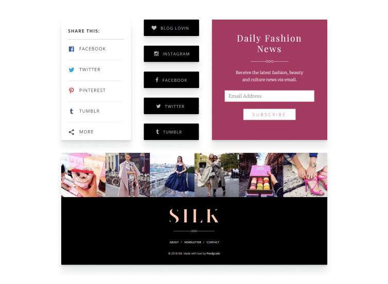 Silk - features included