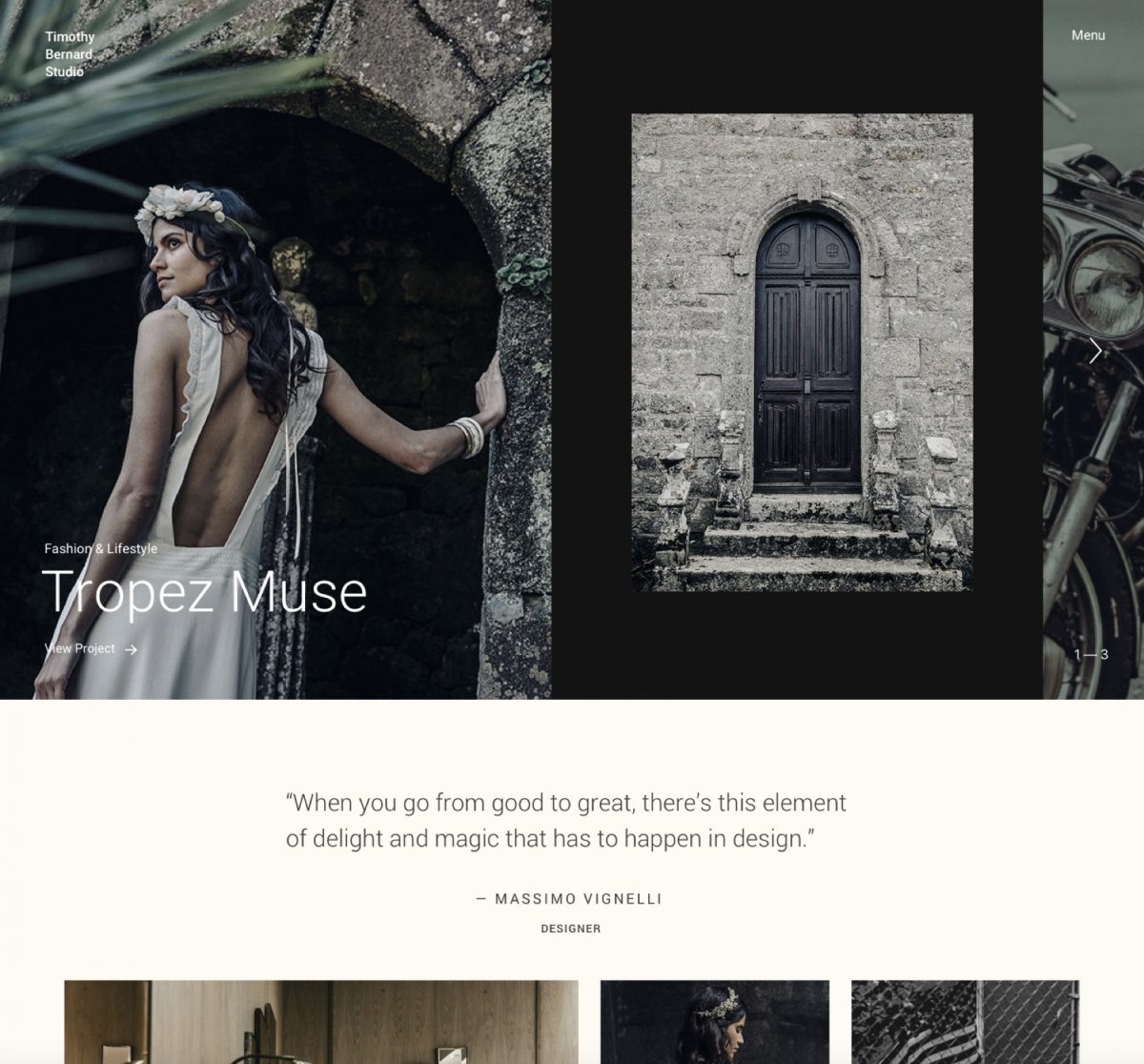 Fargo A wedding photography WordPress theme Desktop View