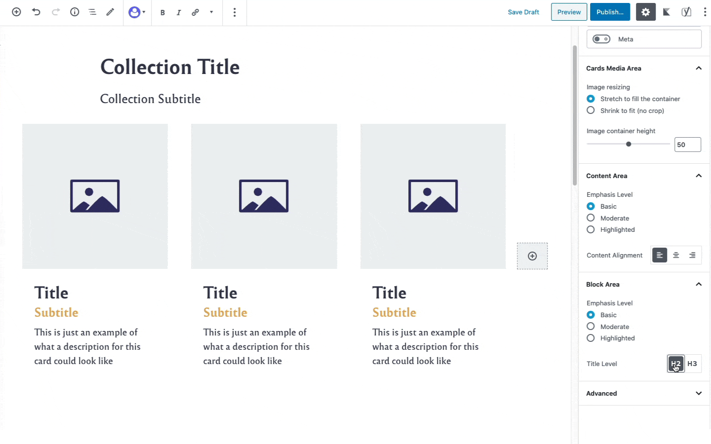 Title levels